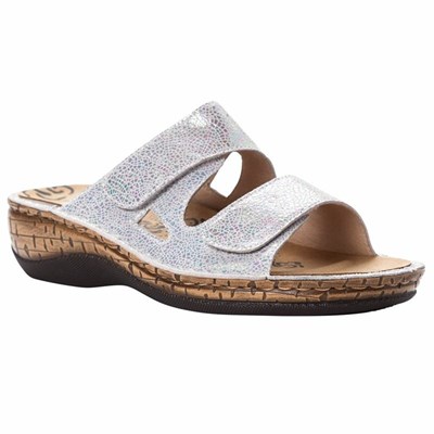 Sandalias Propet Joelle Mujer Plateadas | TSAQ-15473